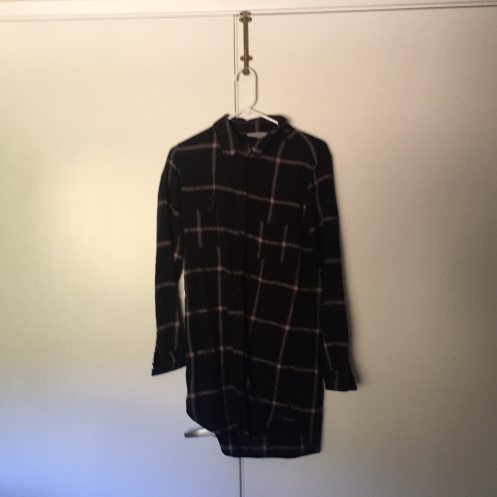 Athleta button down dress top